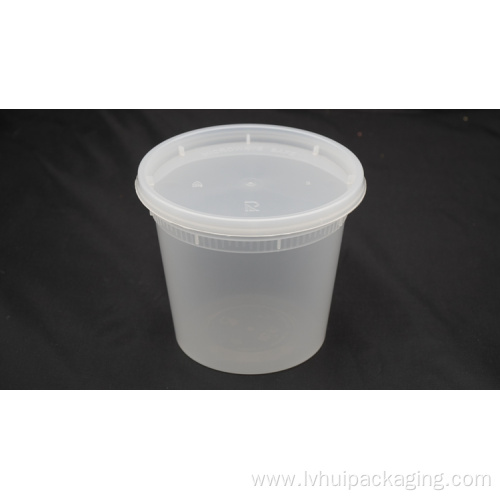20oz PP Soup Containers with PE Lids